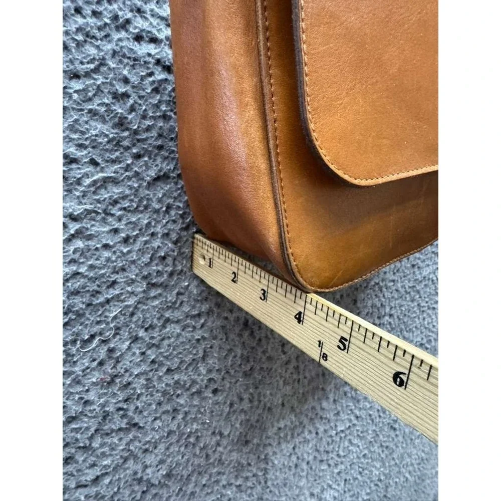Madewell The Abroad Leather Convertible Crossbody Bag Camel Brown‎